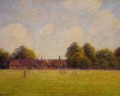 卡米耶 毕沙罗 : Hampton Court Green, London